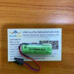 SANYO CR17450SE-R (3V) LASER LITHIUM Battery with Black PLUG