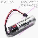 TOSHIBA ER6VC119B / 3.6V PLC Lithium Battery พร้อมสายและขั้วต่อ (ขั้วสีน้ำตาล)