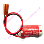 PLC Battery Maxell ER3 ( FUJI NP8P-BT)3.6V with Brown Plug