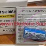 ถ่าน PLC Mitsubishi Q6BAT CR17335SE-R / 3V Lithium PLC Industrial Battery with Plug