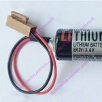 ลิเธียม แบตเตอรี่ TOSHIBA ER3V / 3.6V PLC Lithium Battery-Brown Connector พร้อมสายและขั้วต่อ (ขั้วสีน้ำตาล)