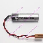 TOSHIBA ER6VC119A / 3.6V PLC Lithium Battery พร้อมสายและขั้วต่อ (ขั้วสีน้ำตาล)