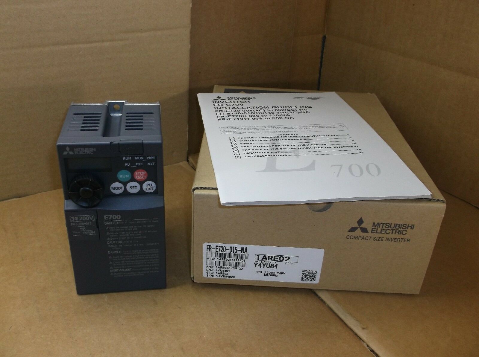 FR-E720-015-NA INVERTER MITSUBISHI - Image 2